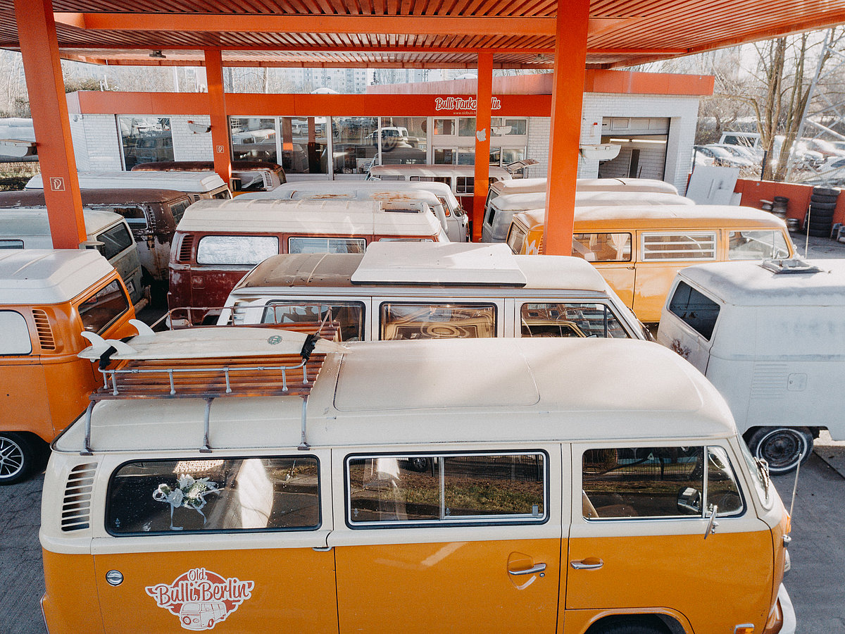 Stillgelegte Tankstelle