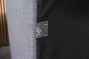 Neuwertig / MUUTO 'Connect' / Stoff Remix / Farbe 143 grau - Variante 8 - Modul J, D, D + E