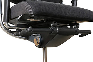 Bürodrehstuhl / Rohde & Grahl 'Duo Back' / schwarz