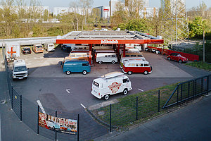 Stillgelegte Tankstelle