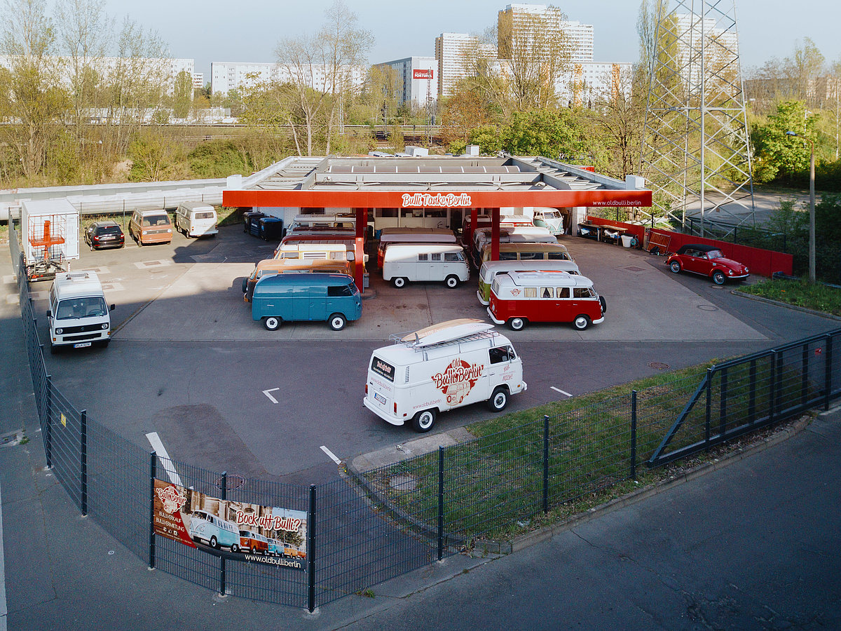 Stillgelegte Tankstelle