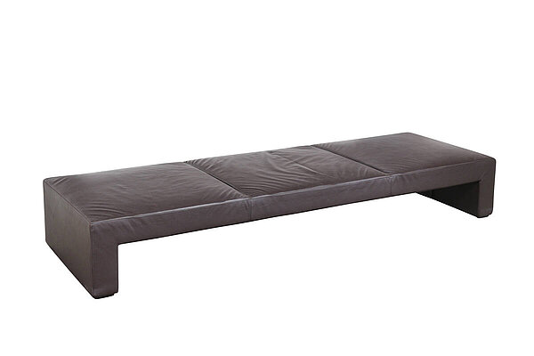 Sitzbank / Matteo Grassi 1880 'openside' / Leder braun