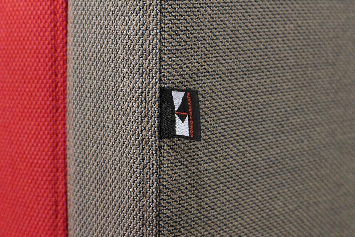 Sessel / König & Neurath 'NET.WORK.PLACE' / Einsitzer / grau/rot