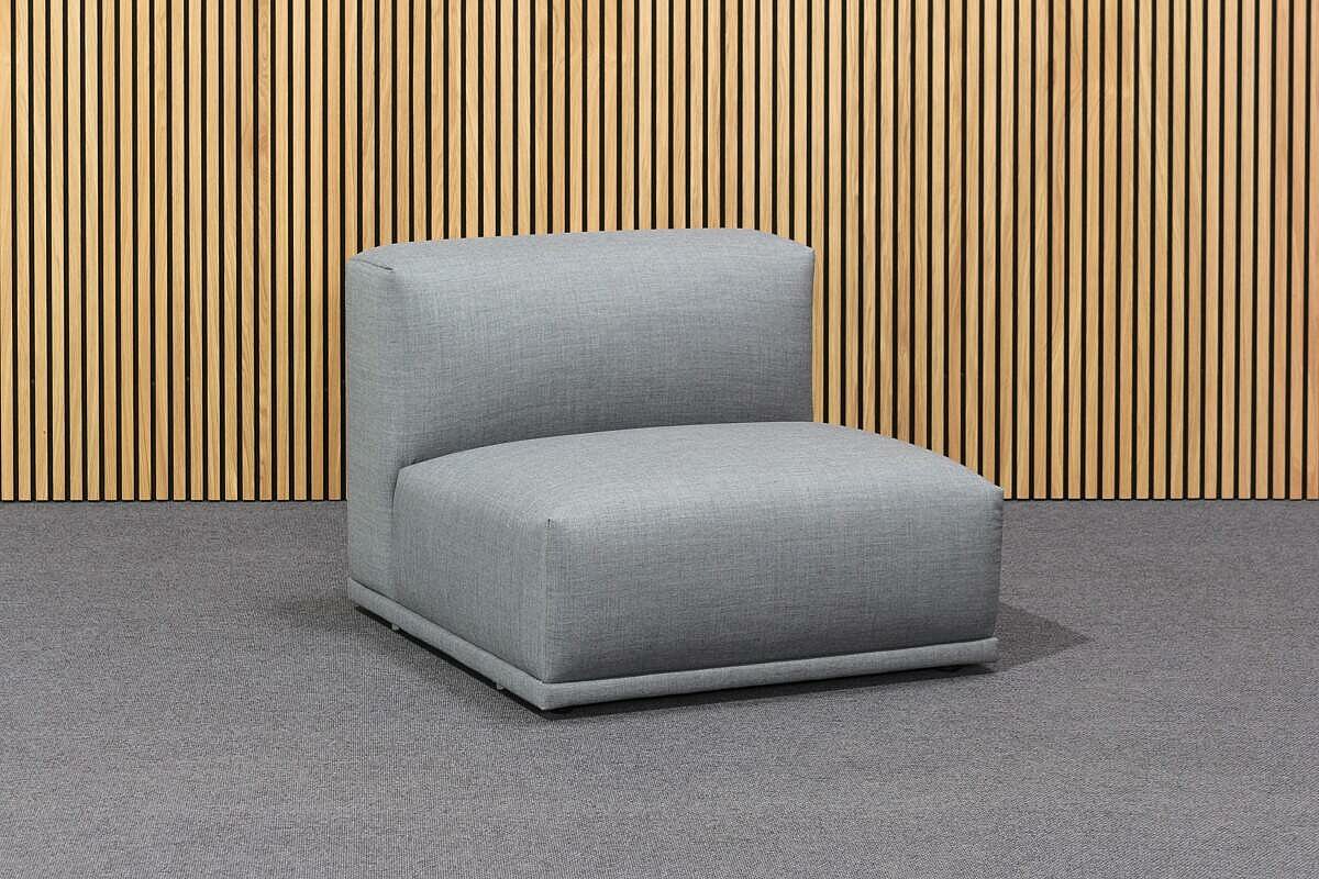 Neuwertig / MUUTO 'Connect' / Stoff Remix / Farbe 143 grau - Variante 8 - Modul J, D, D + E