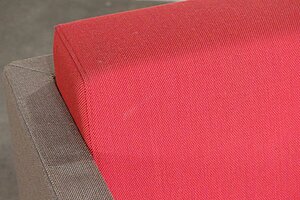 Sessel / König & Neurath 'NET.WORK.PLACE' / Einsitzer / grau/rot