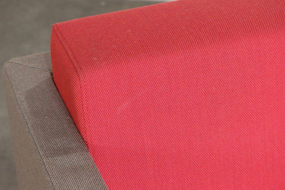 Sessel / König & Neurath 'NET.WORK.PLACE' / Einsitzer / grau/rot