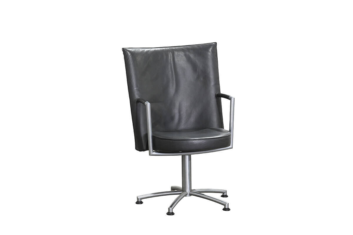 Loungechair / Erik Jorgensen 'EJ 80' / Leder / anthrazit