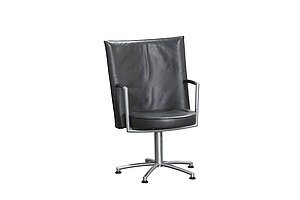 Loungechair / Erik Jorgensen 'EJ 80' / Leder / anthrazit