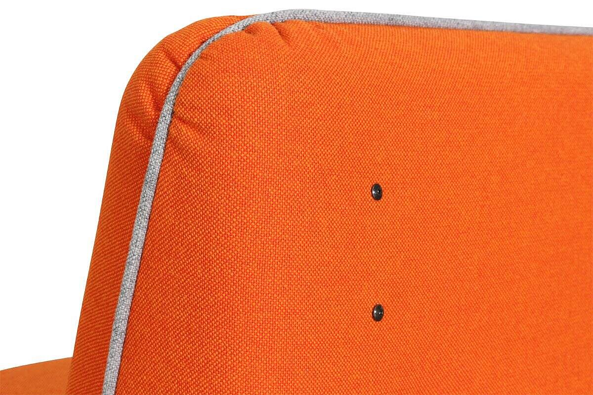 Loungesofa / König & Neurath 'NET.WORK.PLACE Organic' / 2-Sitzer / orange