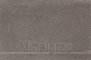 !!! Ausstellungsabverkauf !!! Beton-Sitzbank 'Ichi' in mittelgrau und Ovalform - Design: Sacha Lakic