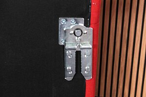 Neuwertig / MUUTO 'Connect' / Stoff Remix / Farbe 643 rot - Variante 5 - Modul E, D + E