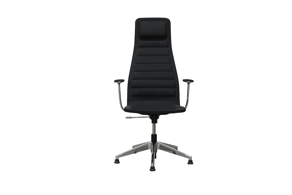 Neuwertig / NP 3504 EUR / Loungestuhl / cappellini 'Lotus Attesa' / schwarz