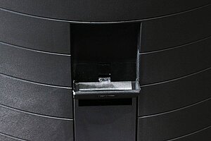 Bürodrehstuhl / König & Neurath 'JET I' / schwarz / Fußkreuz schwarz