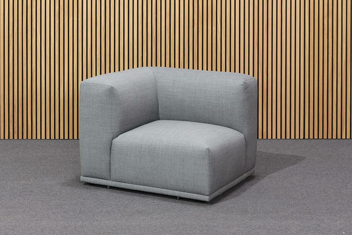 Neuwertig / MUUTO 'Connect' / Stoff Remix / Farbe 143 grau - Variante 8 - Modul J, D, D + E