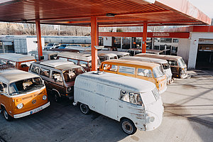Stillgelegte Tankstelle