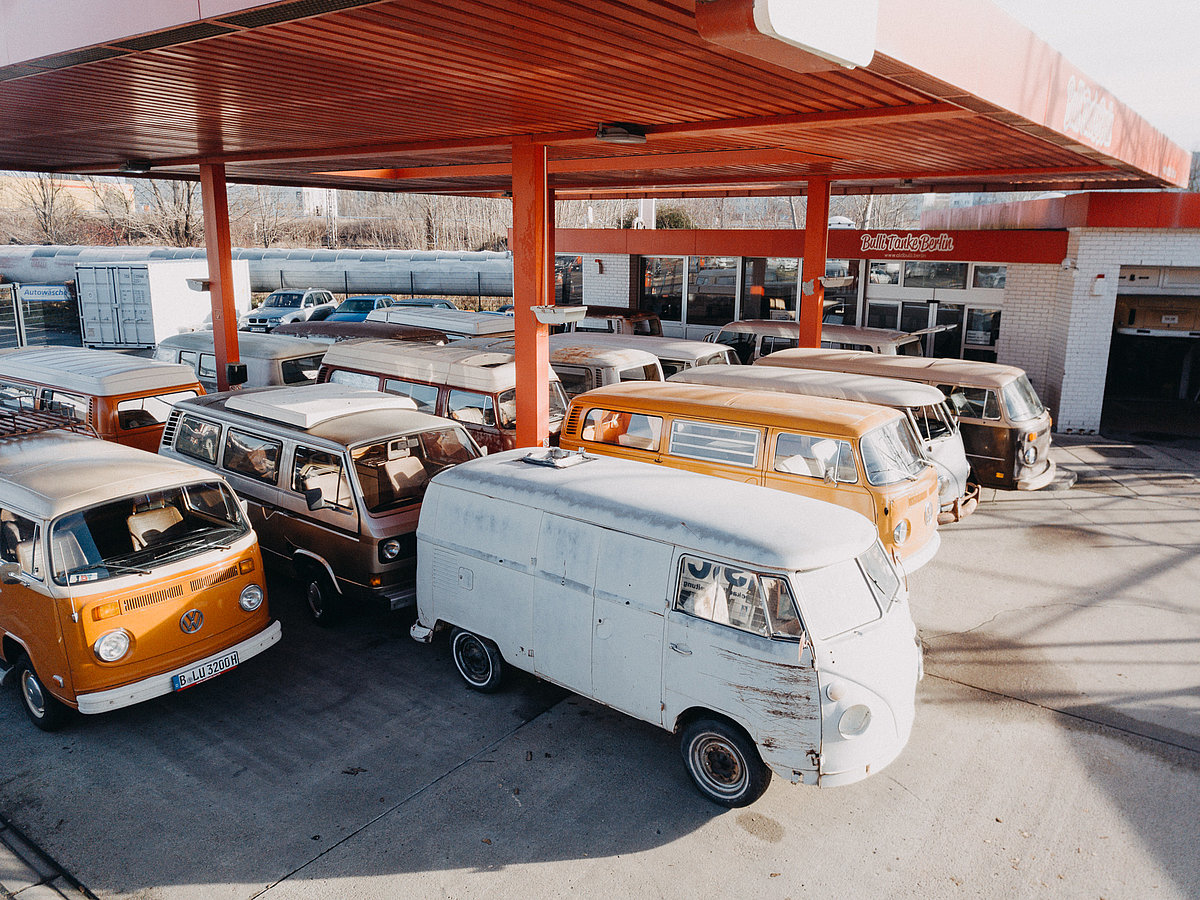 Stillgelegte Tankstelle