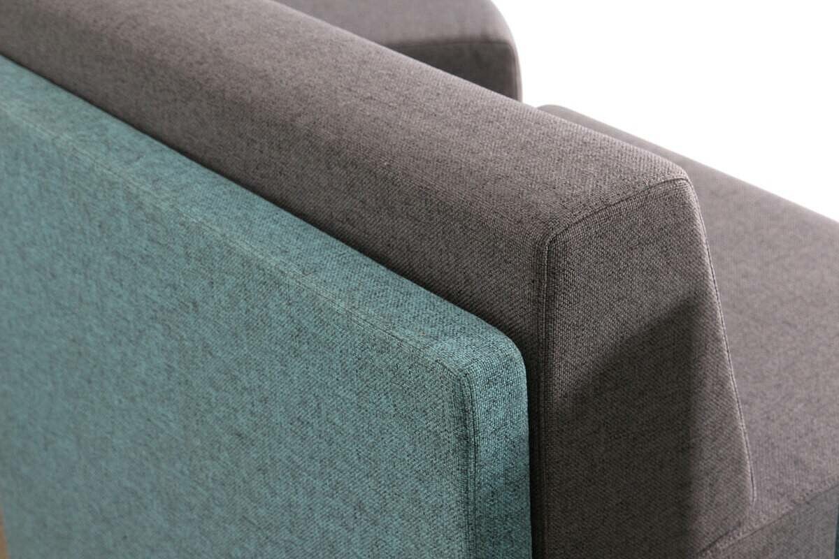 6-tlg. Lounge Set / König & Neurath 'NET.WORK.PLACE' / grau/petrol