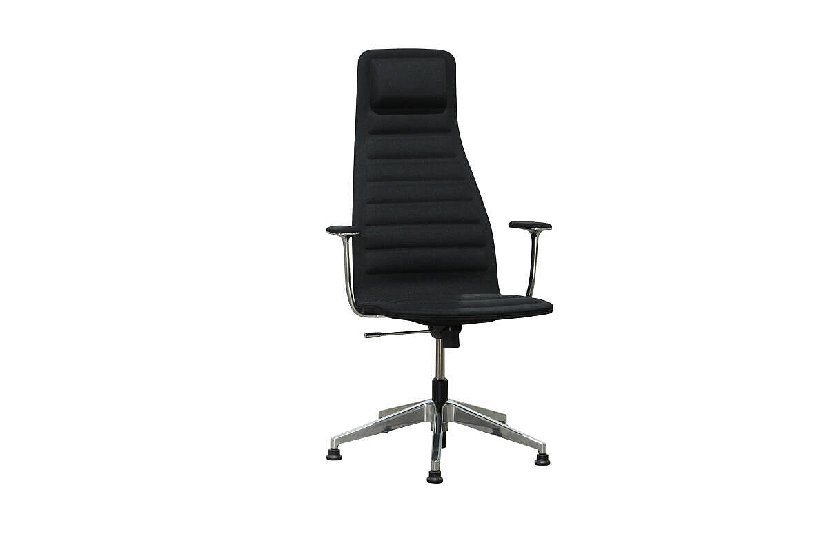 Neuwertig / NP 3504 EUR / Loungestuhl / cappellini 'Lotus Attesa' / schwarz