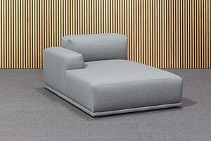 Neuwertig / MUUTO 'Connect' / Stoff Remix / Farbe 143 grau - Variante 8 - Modul J, D, D + E