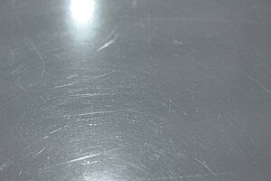 Sideboard / USM Haller / 6 Fächer mit Klappen / mittelgrau / Akustikfront